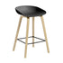 About a Stool AAS 32 Bar Stool Low Soaped Oak Base